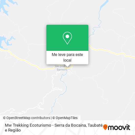 Mw Trekking Ecoturismo - Serra da Bocaina mapa