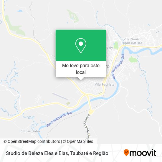 Studio de Beleza Eles e Elas mapa