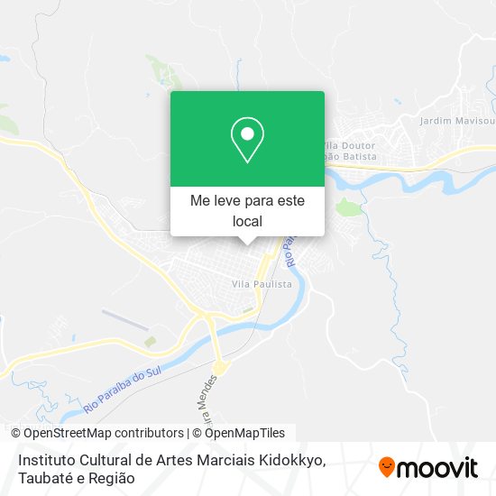 Instituto Cultural de Artes Marciais Kidokkyo mapa