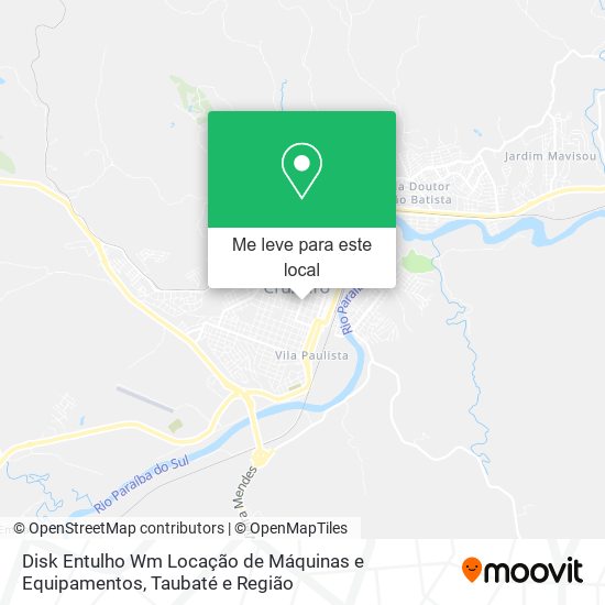Disk Entulho Wm Locação de Máquinas e Equipamentos mapa