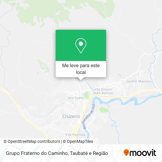 Grupo Fraterno do Caminho mapa