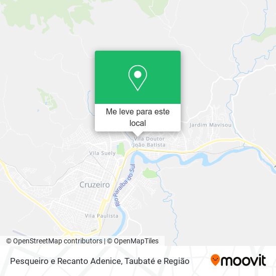 Pesqueiro e Recanto Adenice mapa