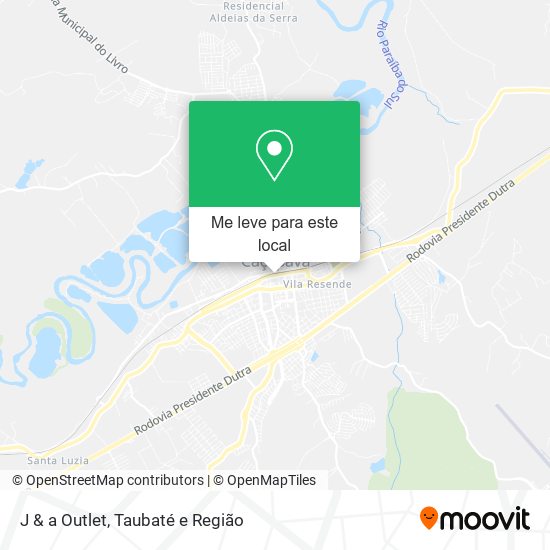 J & a Outlet mapa