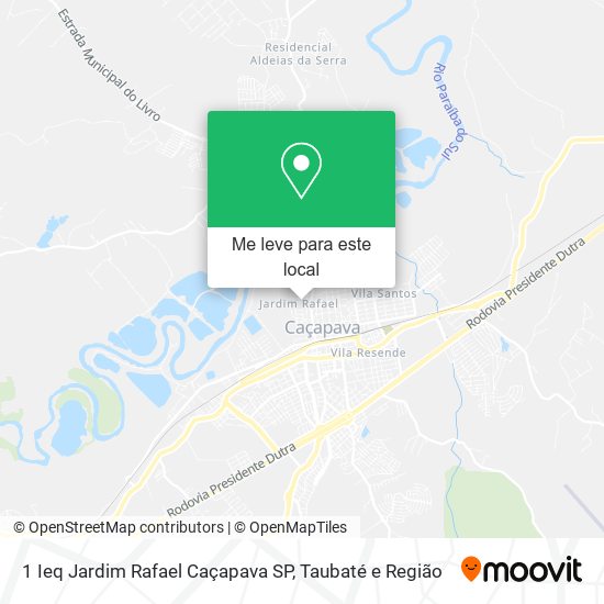 1 Ieq Jardim Rafael Caçapava SP mapa