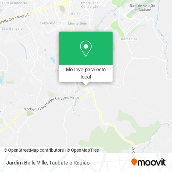 Jardim Belle Ville mapa