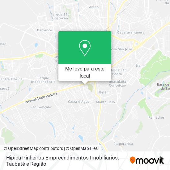 Hipica Pinheiros Empreendimentos Imobiliarios mapa