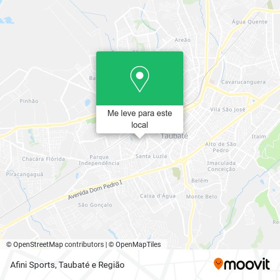 Afini Sports mapa