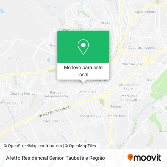 Afetto Residencial Senior mapa