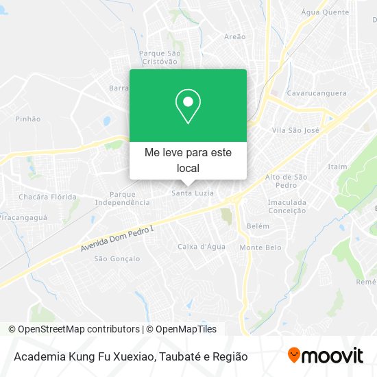 Academia Kung Fu Xuexiao mapa