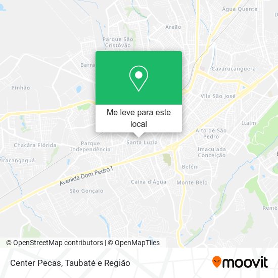 Center Pecas mapa