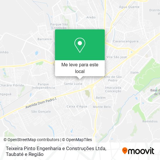 Teixeira Pinto Engenharia e Construções Ltda mapa