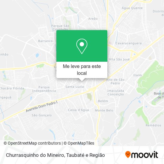 Churrasquinho do Mineiro mapa