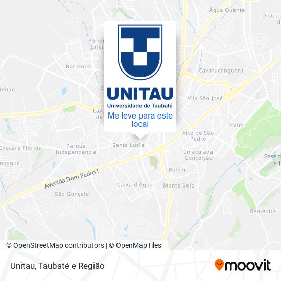 Unitau mapa