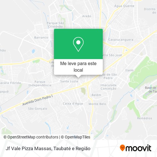 Jf Vale Pizza Massas mapa