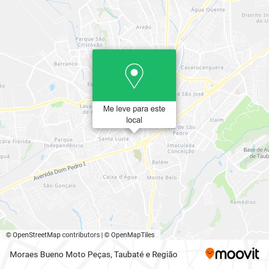 Moraes Bueno Moto Peças mapa