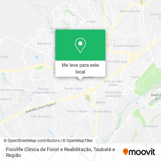 Fisiolife Clínica de Fisiot e Reabilitação mapa