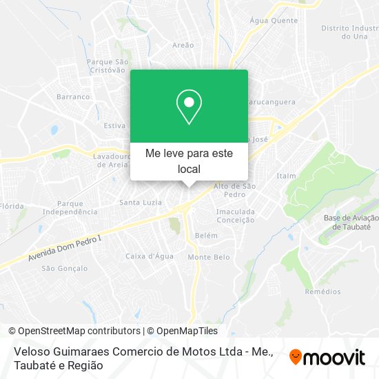 Veloso Guimaraes Comercio de Motos Ltda - Me. mapa
