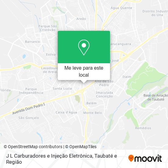 J L Carburadores e Injeção Eletrônica mapa