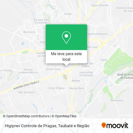 Higiprev Controle de Pragas mapa