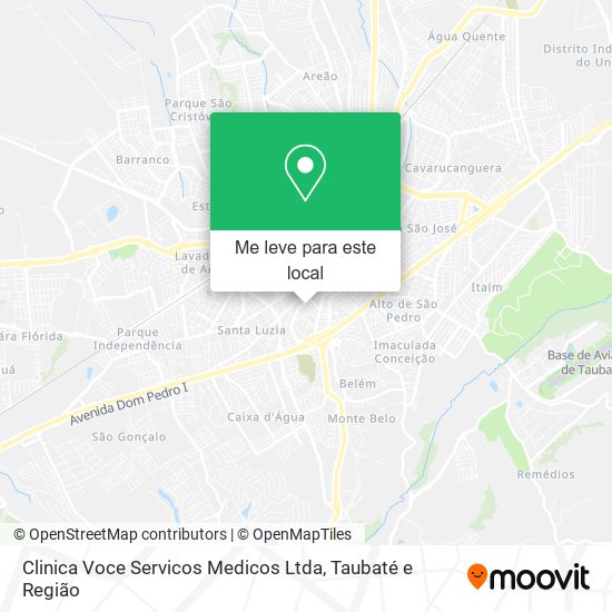 Clinica Voce Servicos Medicos Ltda mapa