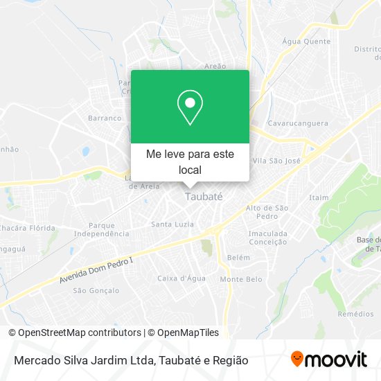 Mercado Silva Jardim Ltda mapa