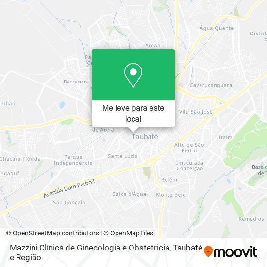 Mazzini Clínica de Ginecologia e Obstetricia mapa