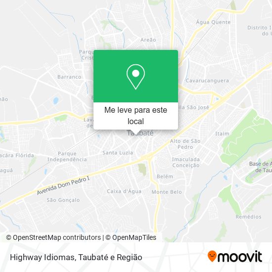 Highway Idiomas mapa