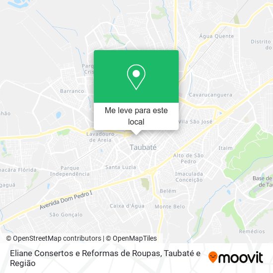 Eliane Consertos e Reformas de Roupas mapa