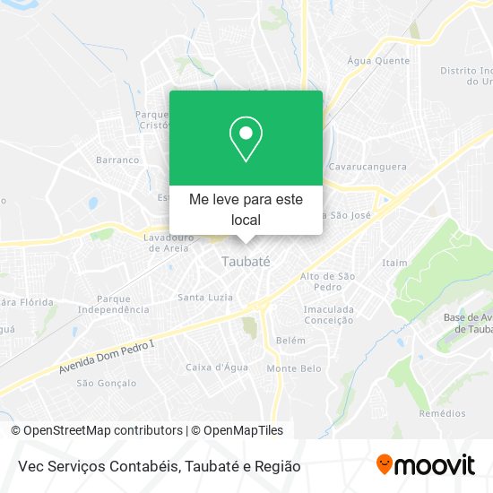 Vec Serviços Contabéis mapa