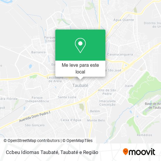Ccbeu Idiomas Taubaté mapa