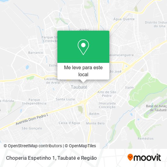 Choperia Espetinho 1 mapa