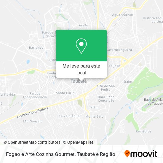 Fogao e Arte Cozinha Gourmet mapa