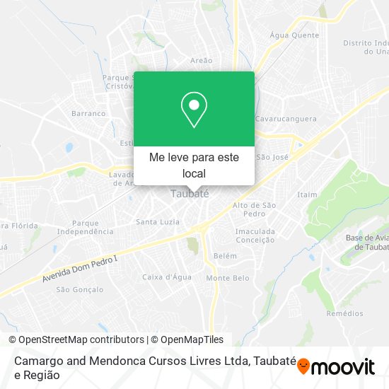 Camargo and Mendonca Cursos Livres Ltda mapa