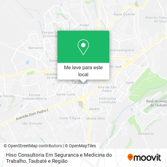 Hiso Consultoria Em Seguranca e Medicina do Trabalho mapa