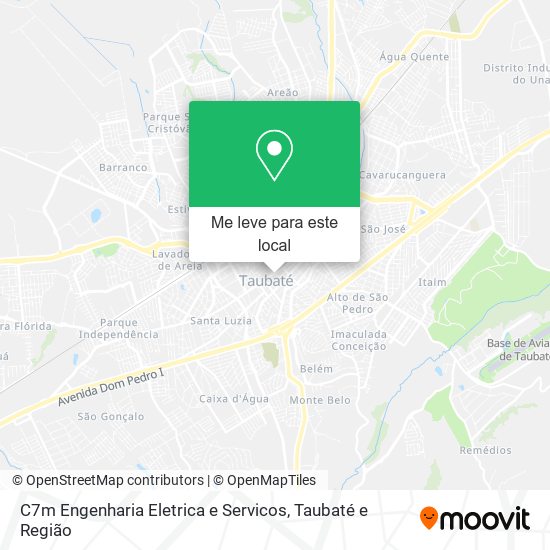 C7m Engenharia Eletrica e Servicos mapa