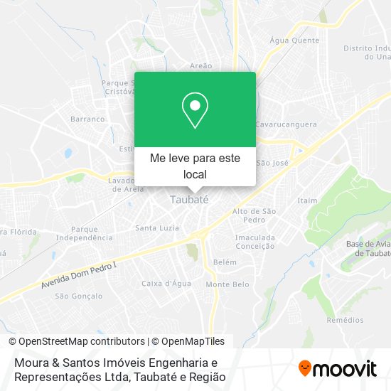 Moura & Santos Imóveis Engenharia e Representações Ltda mapa