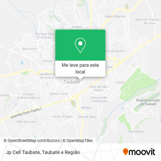 Jp Cell Taubaté mapa