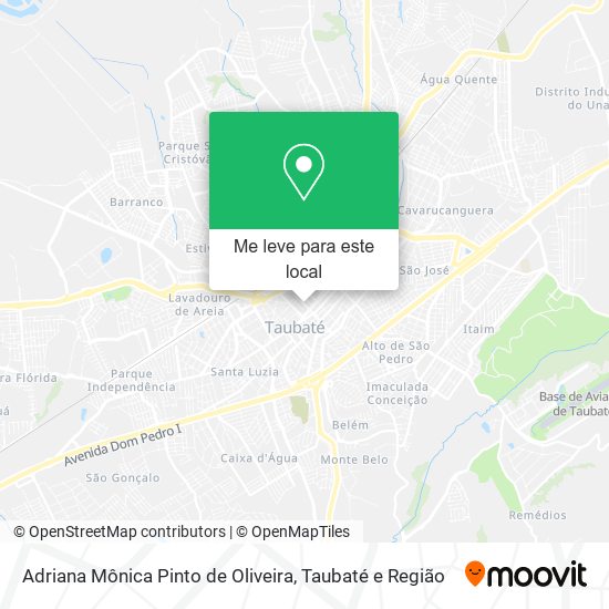 Adriana Mônica Pinto de Oliveira mapa