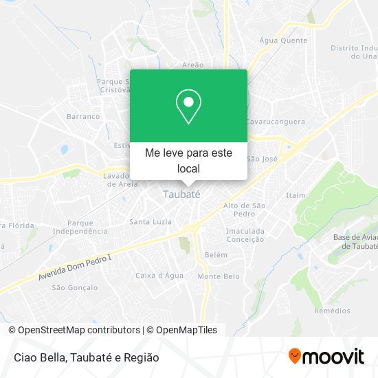 Ciao Bella mapa