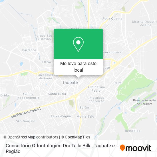 Consultório Odontológico Dra Taila Billa mapa