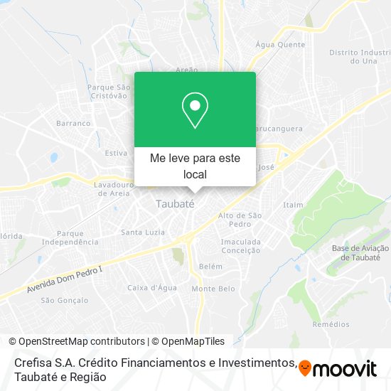 Crefisa S.A. Crédito Financiamentos e Investimentos mapa