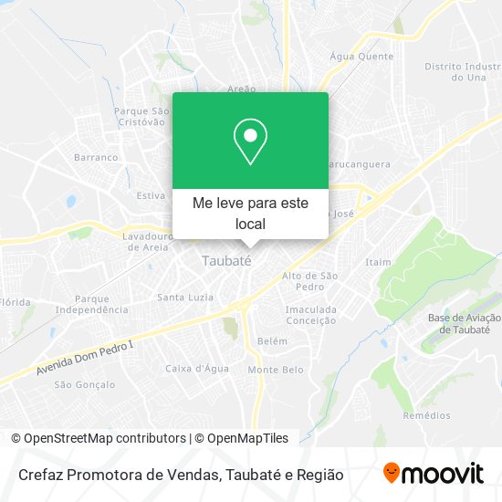 Crefaz Promotora de Vendas mapa