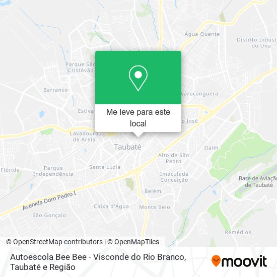 Autoescola Bee Bee - Visconde do Rio Branco mapa