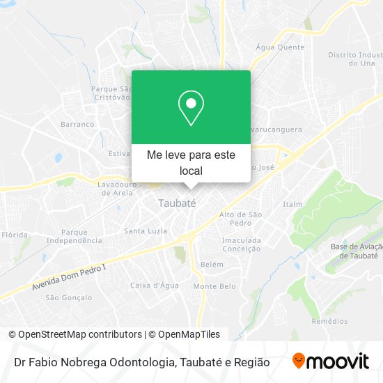 Dr Fabio Nobrega Odontologia mapa