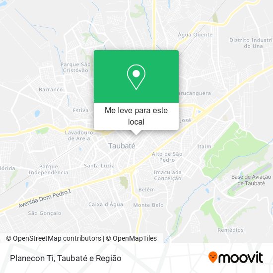 Planecon Ti mapa