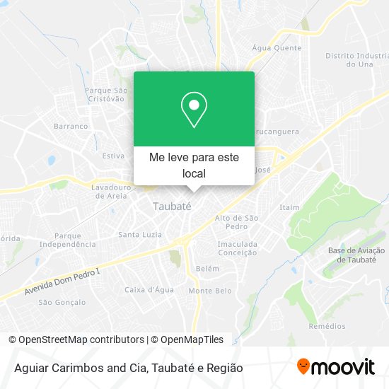 Aguiar Carimbos and Cia mapa