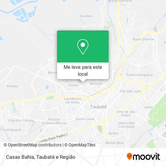 Casas Bahia mapa