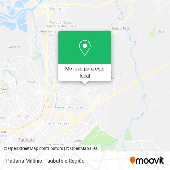 Padaria Milênio mapa