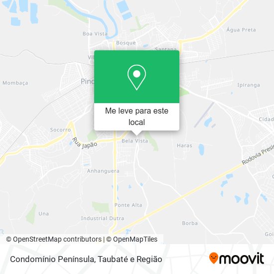 Condomínio Península mapa