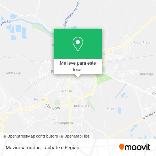 Mavirosamodas mapa